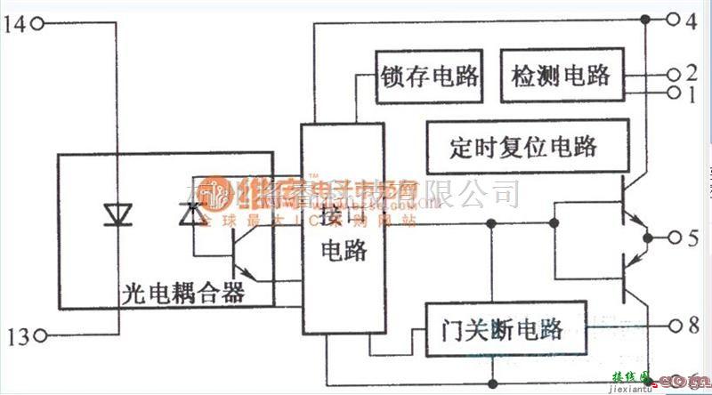 电源电路中的M57962AL内部结构方框电路  第1张