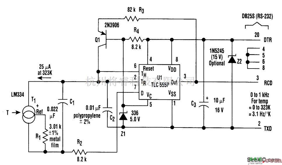 RS-232绝对温度记录仪  第1张