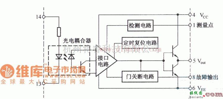 电源电路中的M57962L的内部结构电路原理  第1张