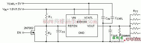 电源电路中的RT9199简单应用电路图  第1张