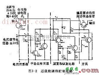 基础电路中的由晶体管组成的过载检测和控制电路  第1张