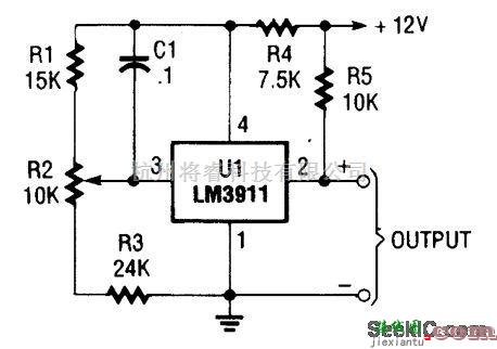 控制电路中的LM3911温度控制器  第1张