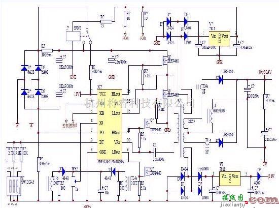 电源电路中的PM4020A/PM4060A构成的大功率开关电源电路  第1张