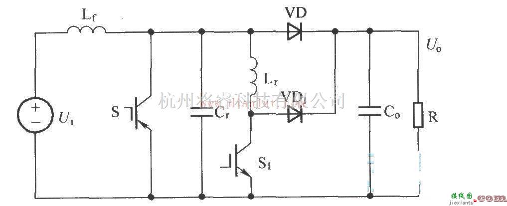 电源电路中的简易的Boost ZVT-PWM变换器电路图  第1张