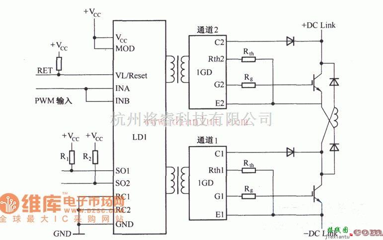 电源电路中的SCALE驱动器电路原理图  第1张