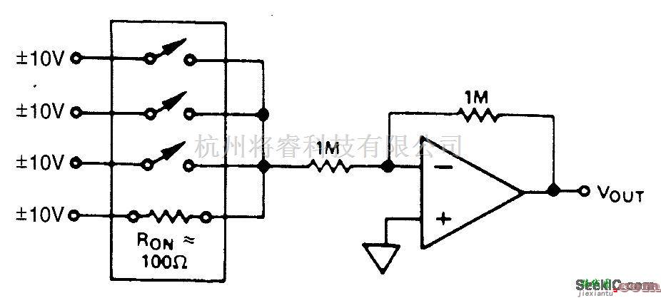 开关电路中的模拟开关电路图  第1张