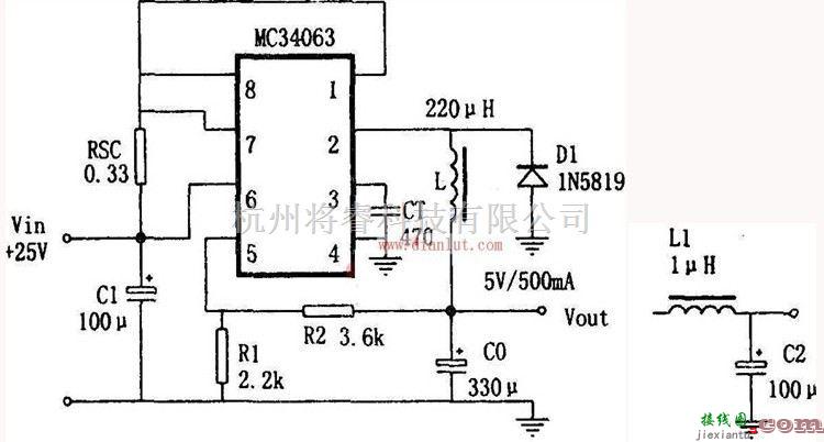 电源电路中的降压变换电源电路  第1张