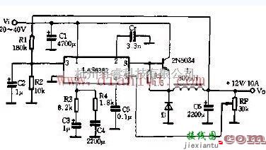 电源电路中的由LAS6351构成的扩流电路  第1张