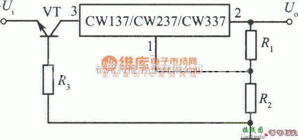 电源电路中的由CW137组成的集成稳压电源电路  第1张