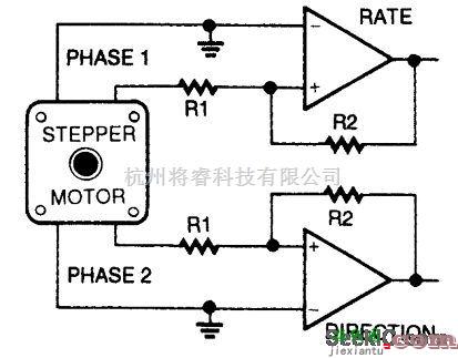 基础电路中的步进电机作编码器  第1张