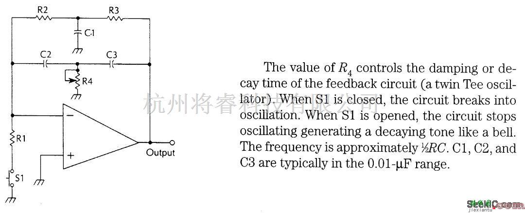 音频电路中的电子风铃电路  第1张