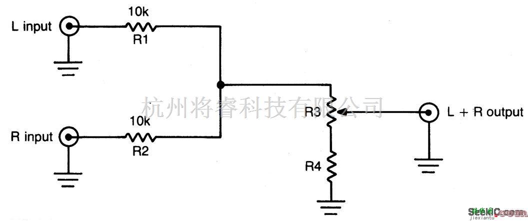 音频电路中的无源混频器  第1张