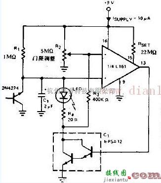 电源电路中的低压电池指示器电路图  第1张