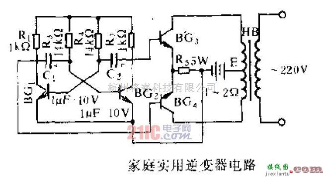 电源电路中的介绍家庭实用逆变器电路的组成  第1张