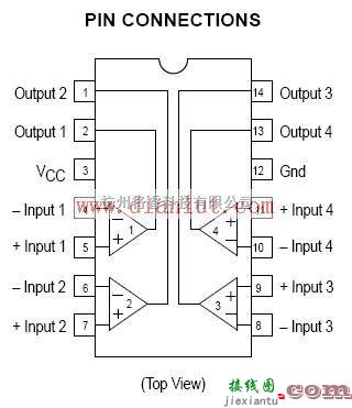 基础电路中的lm339引脚功能图及各类应用电路  第1张