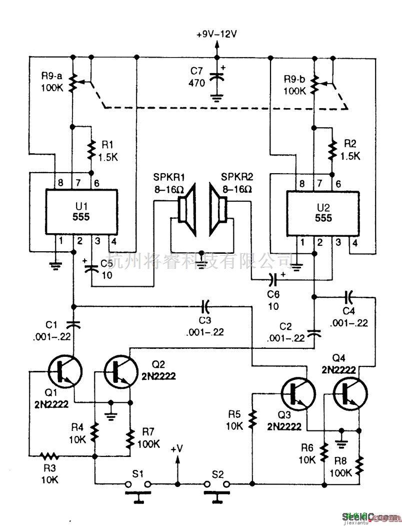 音频电路中的双音发生器  第1张