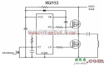 基础电路中的MOSFET管IR2153应用电路  第1张