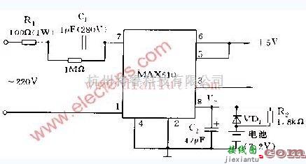 电源电路中的5v稳压电源电路图的四个原理图  第4张