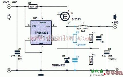 电源电路中的降压转换控制器电路图  第1张