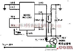 电源电路中的-15V负压稳压器电路原理图  第1张