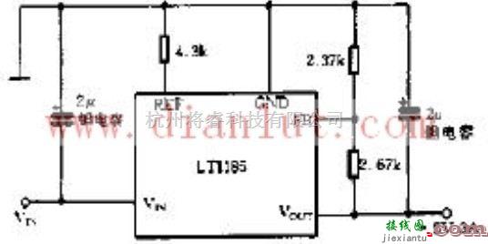 电源电路中的LT1185电路图  第1张