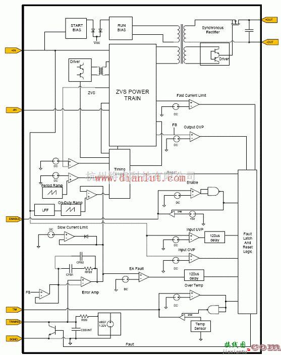 电源电路中的采用PI3101转换器设计60W直流电源应用电路  第1张