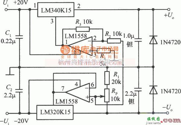 电源电路中的跟踪式稳压电源电路  第1张