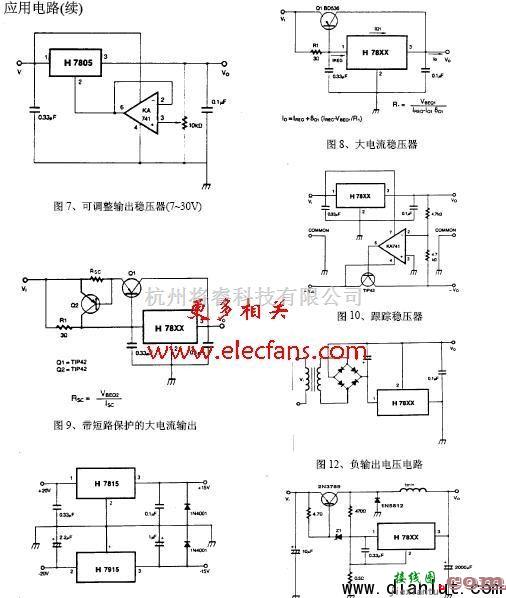 电源电路中的78**稳压电源应用电路图及解析  第2张