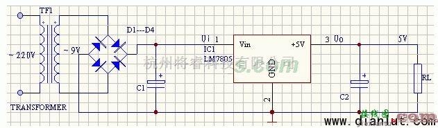电源电路中的78**稳压电源应用电路图及解析  第3张