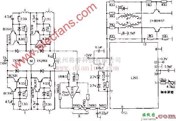 电源电路中的50A 150V PWM直流驱动电路  第1张