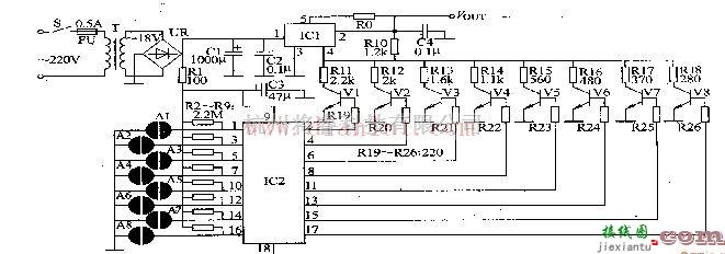 电源电路中的数控可调稳压电源电路  第1张