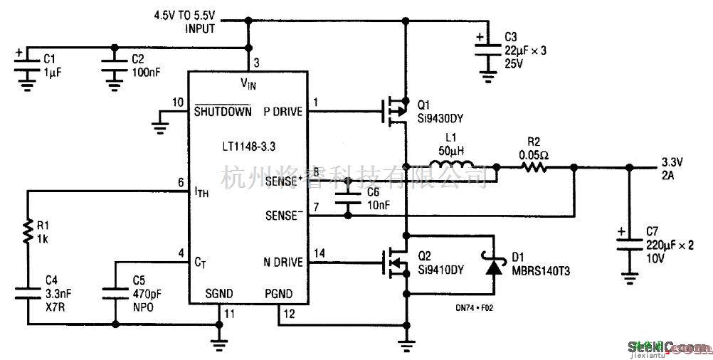 开关电路中的3.3V开关调节器

  第1张