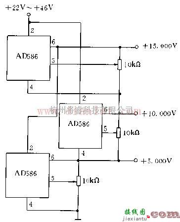 电源电路中的基于AD586叠加使用的电路图及原理说明  第1张