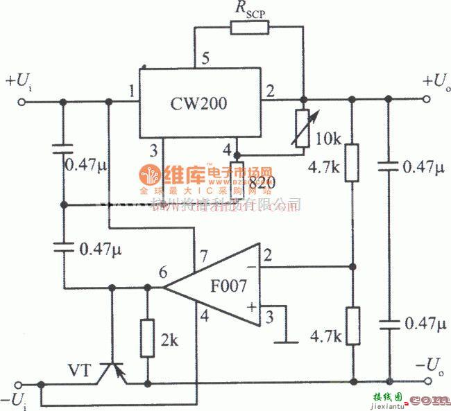 电源电路中的CW200集成稳压电源电路  第1张