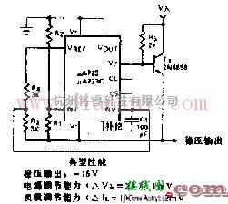 电源电路中的负压稳压器电路原理图  第1张