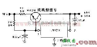 电源电路中的5.0V/3.0A稳压器电路原理图  第1张