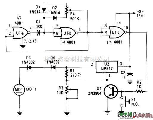 控制电路中的脉冲宽度调制电机速度控制
  第1张