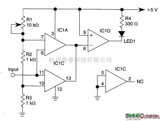 基础电路中的窗口比较器
  第1张