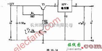 电源电路中的具备遥控通断功能的稳压电路  第1张