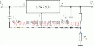 电源电路中的集成稳压器的升压电路  第1张