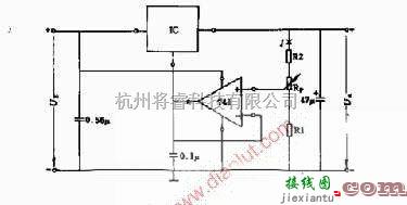 电源电路中的可调整输出电压的稳压电源电路图  第1张