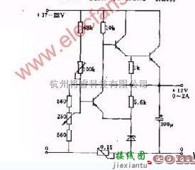 电源电路中的采用电压放大器的串联稳压电路及说明  第1张