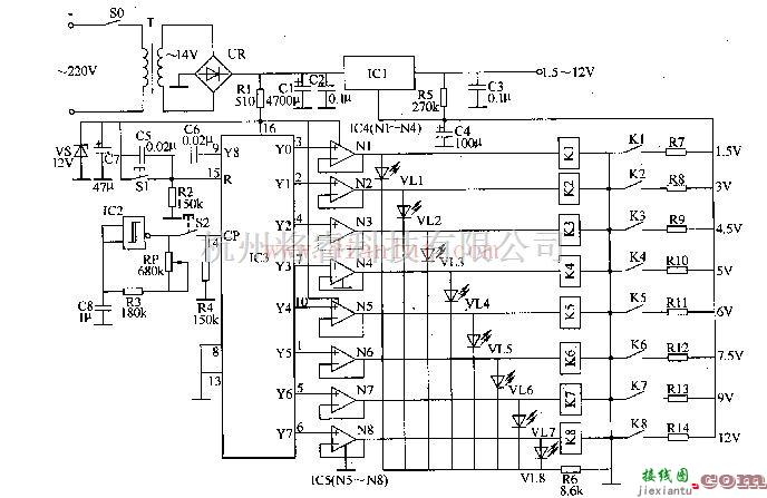 电源电路中的高科技数控直流稳压电源电路  第1张