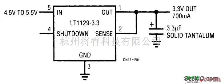 电源电路中的3.3V输出5V逻辑电源电路

  第1张