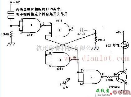 电源电路中的电容启动电池供电指示灯电路  第1张