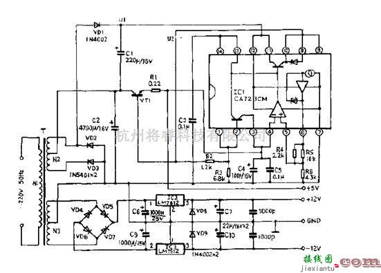 电源电路中的新型高精度稳压电源电路  第1张