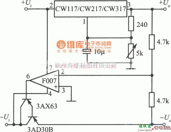 电源电路中的W78XX构成的跟踪正电源电路  第1张