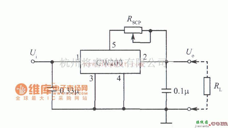 电源电路中的由CW200构成的可调恒流源电路  第1张