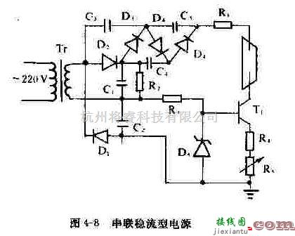 电源电路中的介绍串联稳流型He-Ne激光器电源  第2张