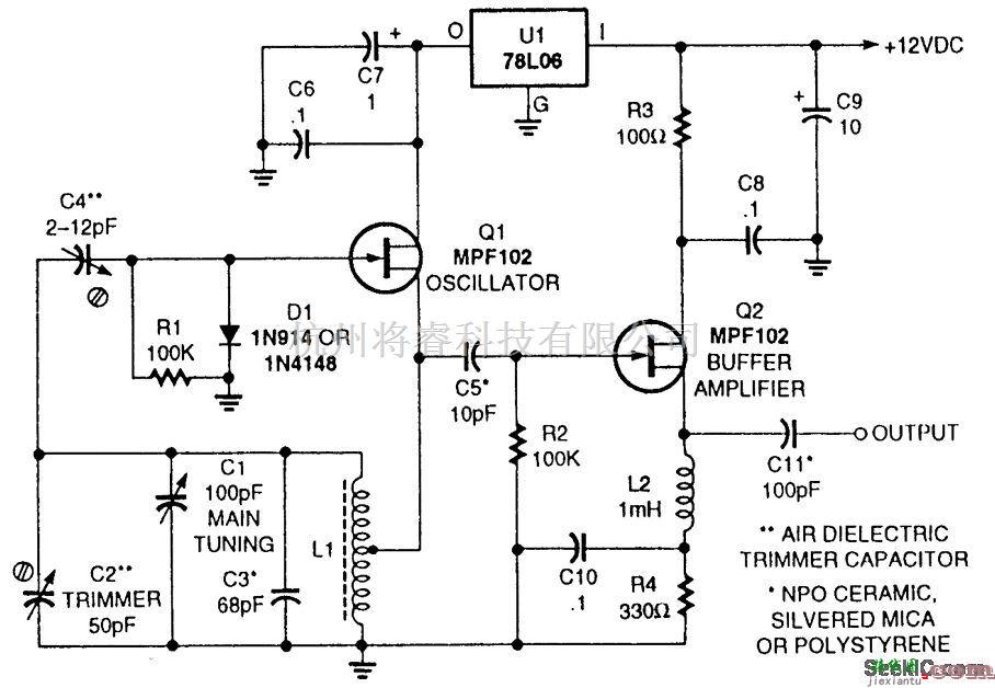 HF VFO电路
  第1张